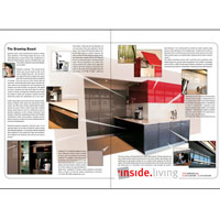 Inside Living Double Page Spread