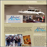 admiral yachts newsletter