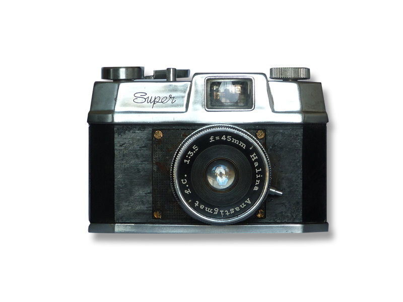 Halina 35X Super, f3.5 Anastigmat 45mm