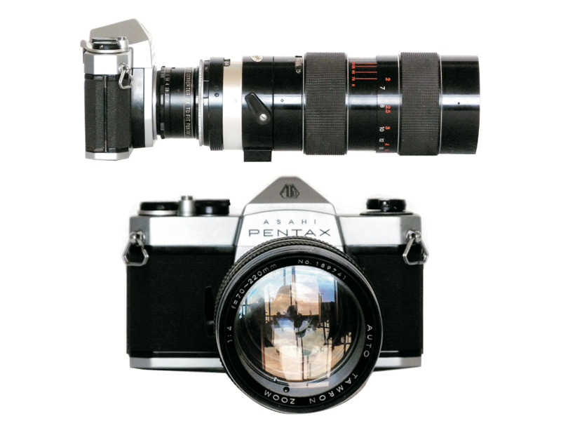 Pentax SP1000 Spotmatic SLR – Auto Tamron Zoom 70-440mm f.4 / Takumar SMC 55mm f.2